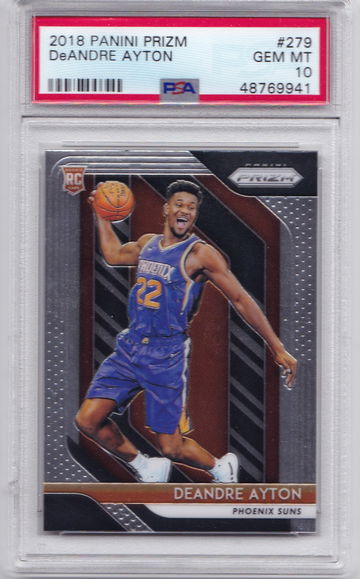 DeAndre Ayton 2018 Prizm PSA 10 