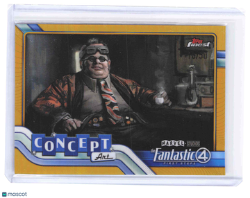 2026 Topps Finest Fantastic Four 65th Anniversary Gold Concept Art Mole Man 16/50 CA-11