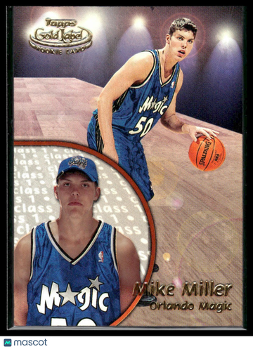 2000-01 Topps Gold Label Mike Miller #85 SN,RC