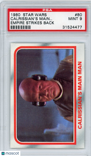 1980 Star Wars Empire Strikes Back Calrissian's Main Man #80 PSA 9