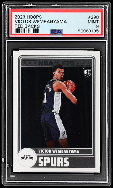2023 Hoops Victor Wembanyama Red Backs PSA 9 RC