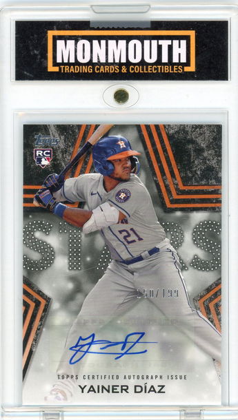 2023 Topps Baseball Stars Yainer Díaz #BSA-YD RC Auto /199