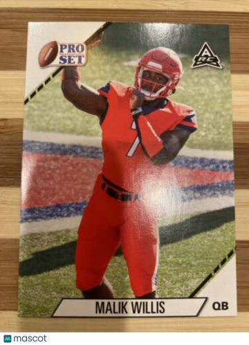 Malik Willis 2021 Pro Set #7 Liberty Flames Rookie Card Titans