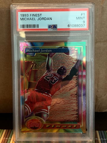 Michael Jordan 1993 Finest PSA 9