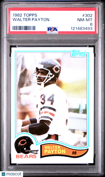 1982 Topps Walter Payton #302 PSA 8