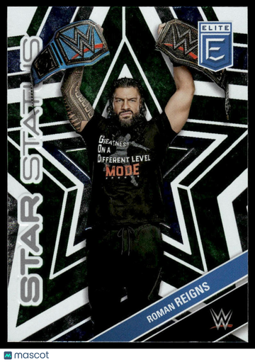 2023 Donruss Elite WWE Roman Reigns #8 Star Status Green