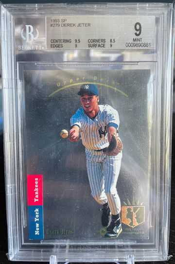 1993 Derek Jeter SP Foil BGS 9