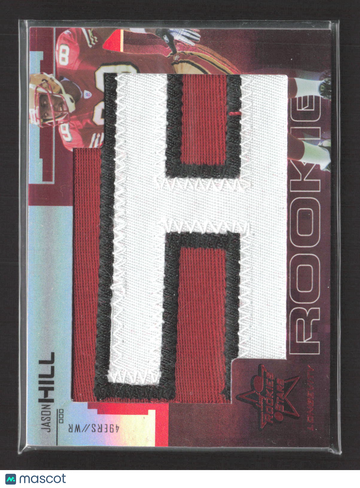 2007 Donruss Playoff Rookies & Stars Jason Hill #224 Authentic Event-Worn Jersey Patch