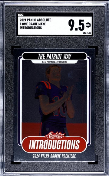 2024 Panini Absolute #I-DME Drake Maye Introductions SGC 9.5
