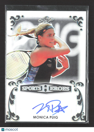 2017 Leaf Sports Heroes Monica Puig #BA-MP1 /3