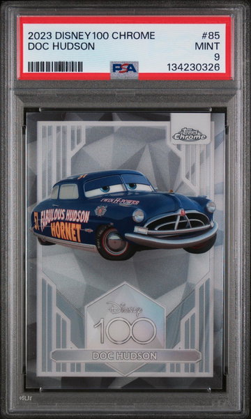 2023 Topps Chrome Disney100 Doc Hudson #85 PSA 9