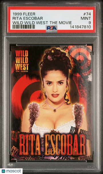 1999 Fleer Wild Wild West The Movie Rita Escobar #74 PSA 9