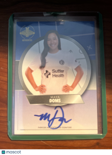 2024 Parkside NWSL Vol. 1 MAYA DOMS #SS-MD Blue Rookie