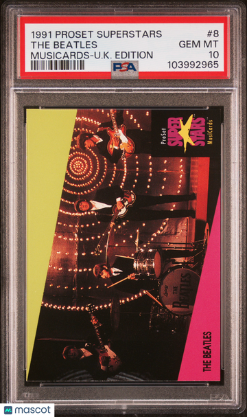 1991 Proset Superstars Musicards-U.K. Edition The Beatles #8 PSA 10