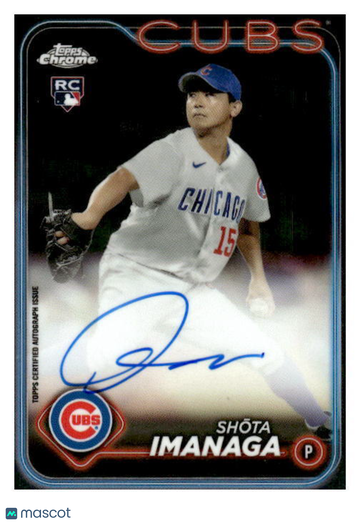 2024 Topps Chrome Shōta Imanaga #RA-SI Rookie Autographs AU