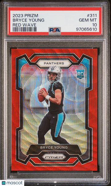 2023 Panini Prizm Bryce Young Red Wave /149 #311 PSA 10