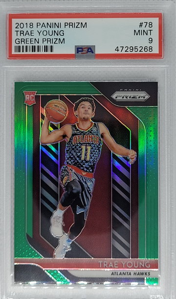 2018 Prizm Trae Young Green Prizm RC