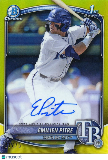 2025 Bowman Emilien Pitre Chrome Rookie Bowman