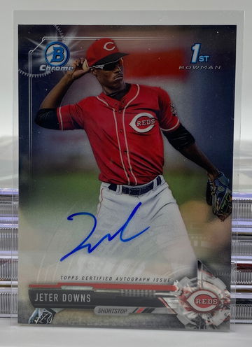 Jeter Downs 2017 Bowman Chrome CDA-JD 1st Bowman Red Sox