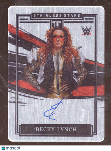 2022 Panini Impeccable WWE Stainless Stars Becky Lynch #SS-BLY Metal Card