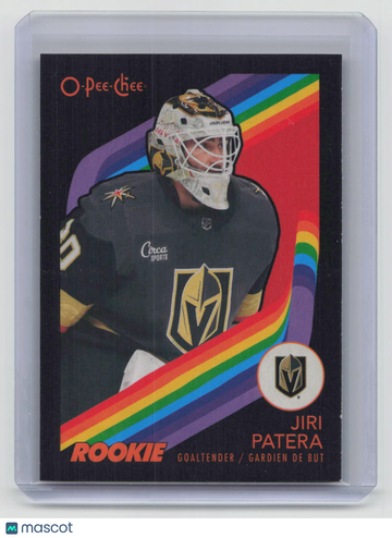 044/100 2023-24 O-Pee-Chee Jiri Patera #566 Rainbow Black Border Rookie