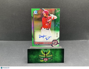 2022 Bowman Chrome Daylen Lile #CPA-DL Green Refractor /99