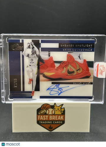2025 Panini One and One Sneaker Spotlight Arike Ogunbowale #SSS-AO Sneaker Spotlight