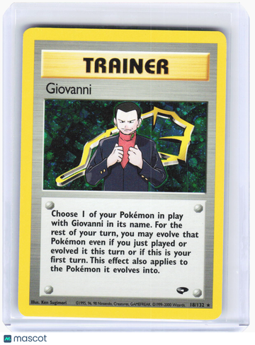 Gym Challenge Giovanni Holo Rare [Heavily Played] #18