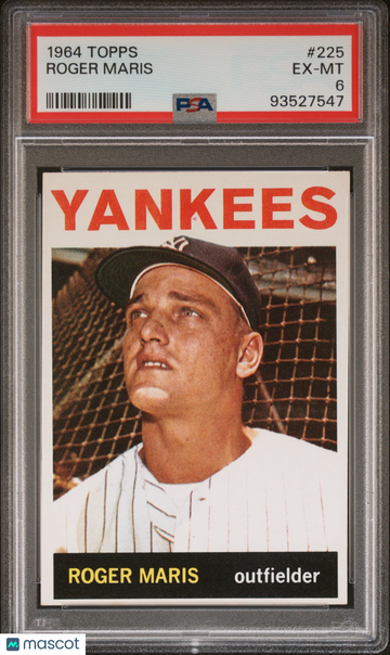 1964 Topps Roger Maris #225 PSA 6