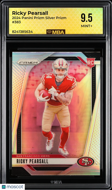 2024 Panini Prizm Ricky Pearsall #383 Silver Prizm MBA 9.5