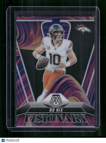 2025 Panini Mosaic Visionary Bo Nix #8