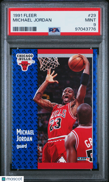 1991 Fleer Michael Jordan #29 PSA 9