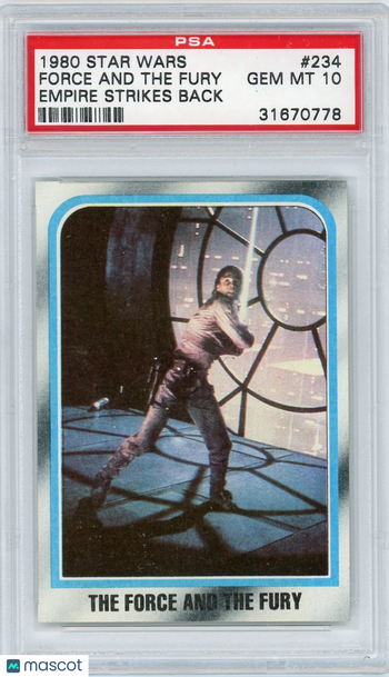 1980 Star Wars Empire Strikes Back The Force And The.. . #234 PSA 10
