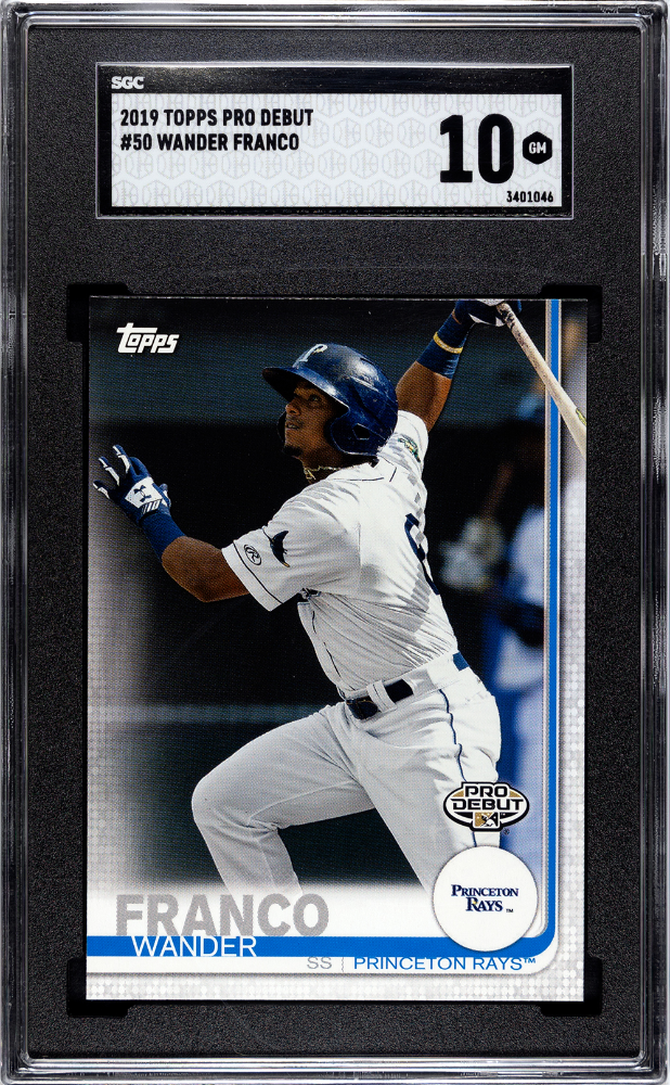 2019 Topps Pro Debut Wander Franco #50 SGC 10