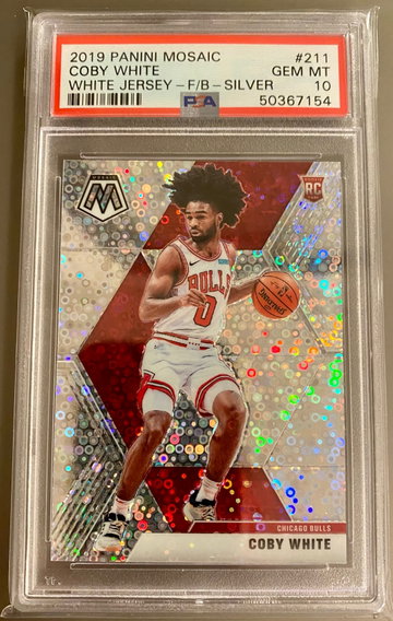 Coby White Mosaic Variation Fast Break Prizm