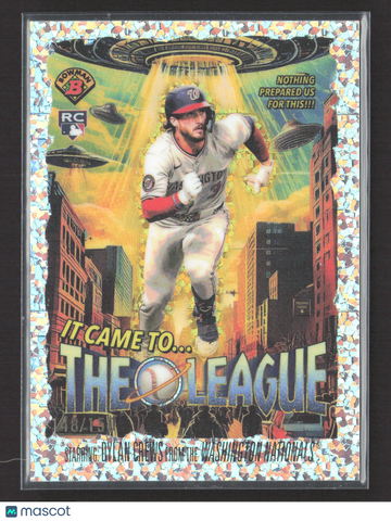 2025 Bowman It Came To... The League Dylan Crews #IT-13 Cracked Ice RC