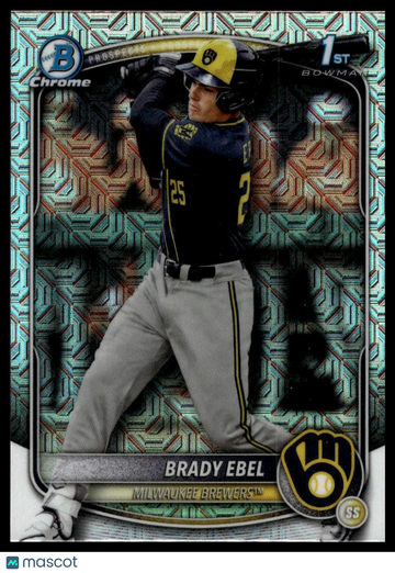 2025 Bowman Draft Brady Ebel #BDC-194 Chrome Mojo Refractor