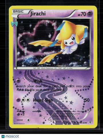 2016 Generations Jirachi Holo Uncommon #RC13/RC32