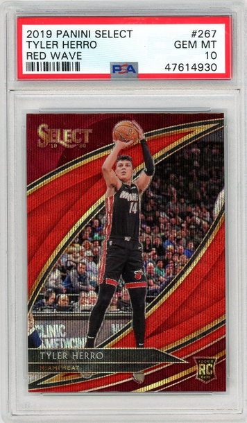 Tyler Herro Select Courtside Red wave