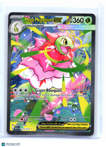 Ascended Heroes Mega Meganium ex Holo Special Illustration Rare #272