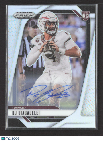 2025 Panini Prizm Draft Picks DJ Uiagalelei #34 RC Auto