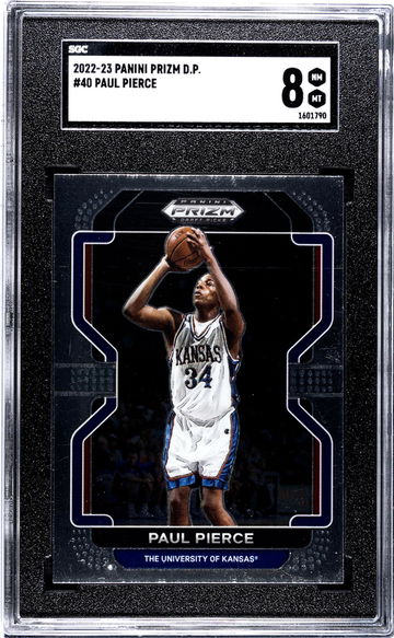 2022 Panini Prizm Draft Picks Paul Pierce #40 SGC 8