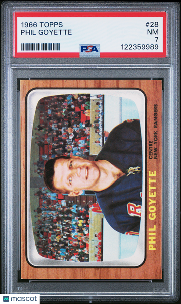 1966 Topps Phil Goyette #28 PSA 7
