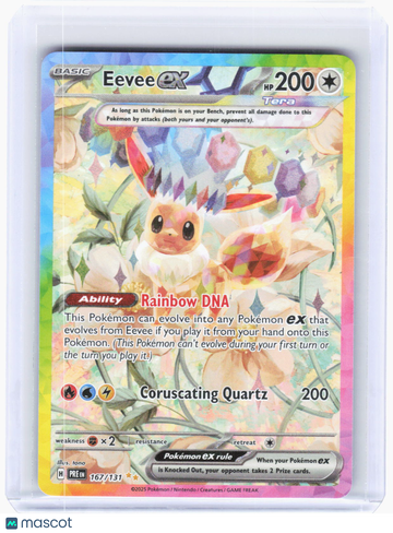 Prismatic Evolutions Eevee ex Holo Special Illustration Rare #167/131
