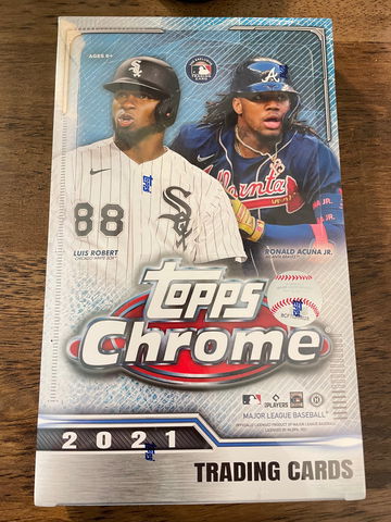 2021 Topps Chrome Baseball Hobby Lite Box