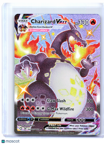 Shining Fates: Shiny Vault Charizard VMAX Holo Shiny Holo Rare #SV107/SV122