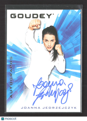 2021 Upper Deck Goodwin Champions Goudey Joanna Jedrzejczyk #GA-JJ Autograph