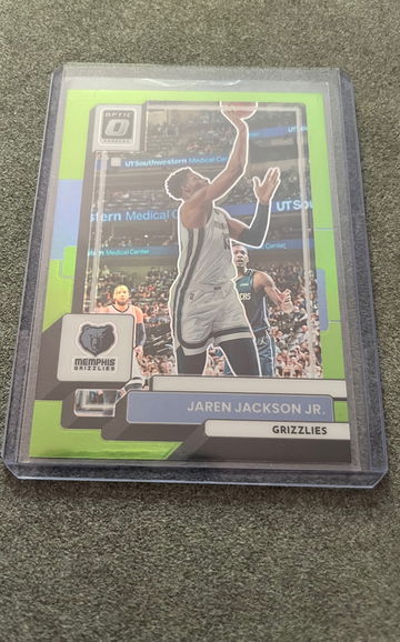 2022-23 DONRUSS OPTIC LIME JAREN JACKSON JR 149