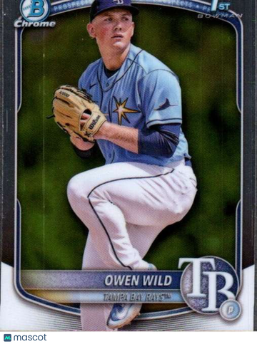2025 Bowman - Chrome Prospects Owen Wild #BCP-14