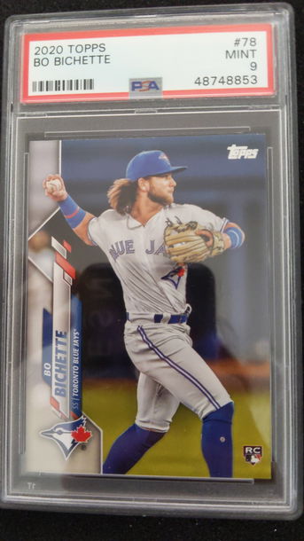 2020 Topps Bo Bichette #78 PSA 9